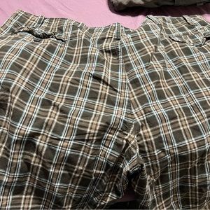 Four pair of big and tall men’s shorts.